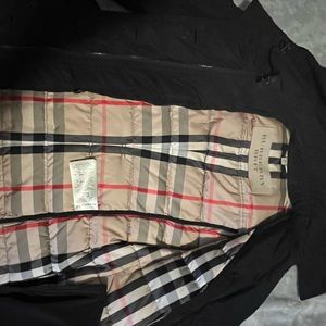 Burberry Brit belted hooded double breasted coat